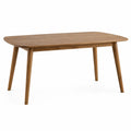 Tavolo da pranzo rettangolare in legno di rovere 150x90x75 cm