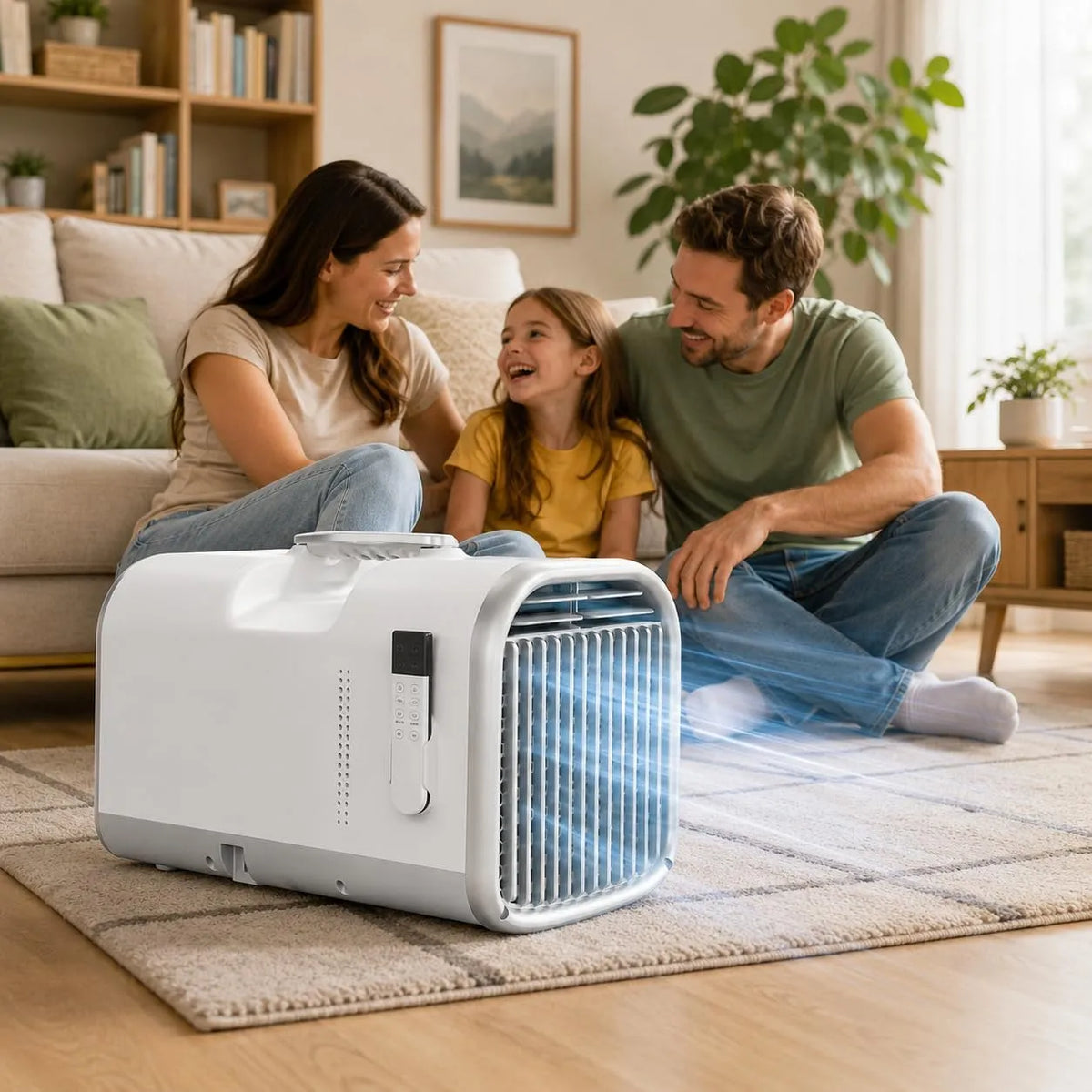 Condizionatore 4-in-1, portatile, 4-in-1 Condizionatore Camper, 5100 BTU Condizionatore Portatile Camper