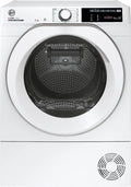 Hoover H8A2TCEXS-S Asciugatrice, 59, 6 x 58, 5 x 85 cm, 8 kg, classe energetica E, libera installazione, Wi-Fi, bianco, NDE, Controllo da App hOn e