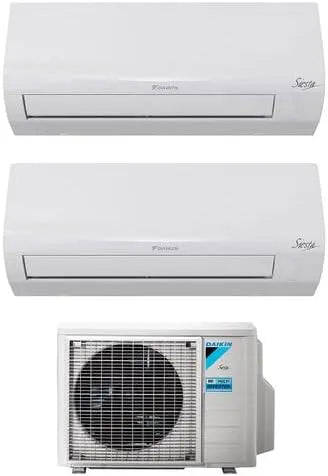 Daikin Classe A++, A+, Serie Siesta, Daikin Climatizzatore Dual Split Inverter 12000 + 12000 Btu