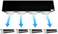 Condizionatore, 300 mm ideale anche per trattemento aria Vmc, Kit Plenum per Condizionatore Climatizzatore Canalizzato in poliuretano espanso a 4 vie