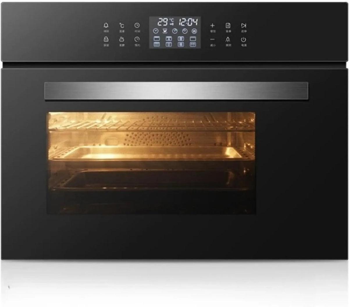 Forno a microonde, 60 cm, 40 L, grill, da incasso, nero, perfetto for le cucine moderne
