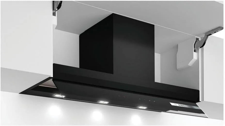 Bosch Serie 6 DBB97AM60 Cappa aspirante, 90 cm, cappa da cucina, nero, Bosch DBB97AM60 Serie 6 - Cappa design integrato