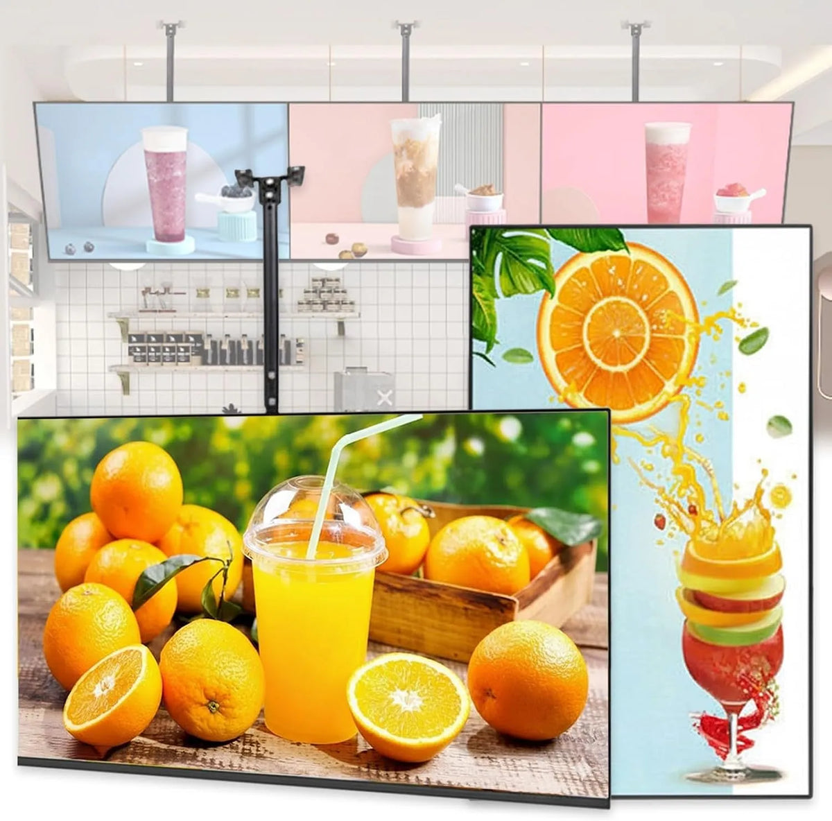 Display digital signage, display pubblicitario, professionale, Wi-Fi, visualizzazione pubblicitaria digitale, Display per digital signage commerciale
