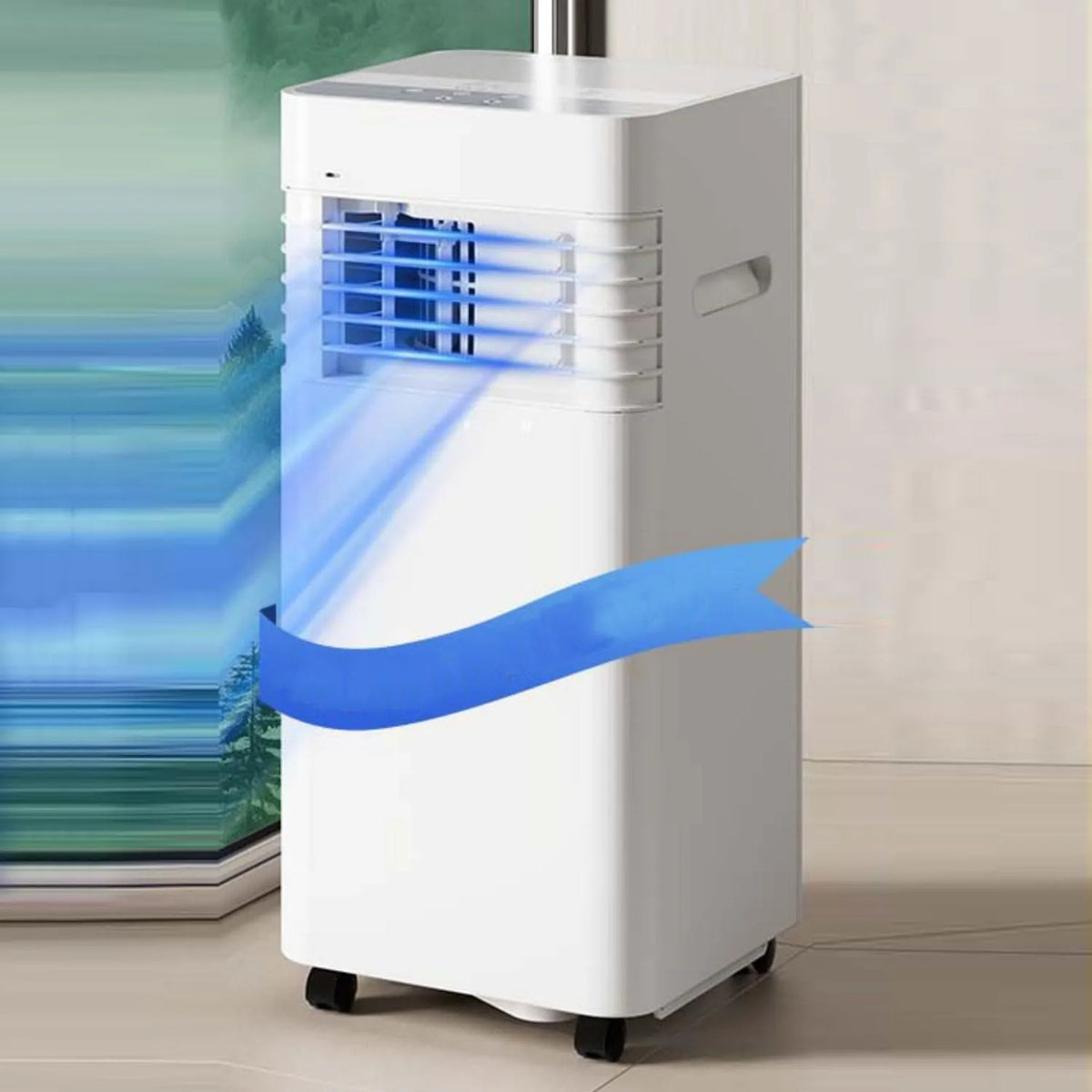 Ventilatore, portatile, timer, evaporazione automatica e ventilatore oscillante per camera da letto o ufficio Utilizzare funzionamento silenzioso Fa
