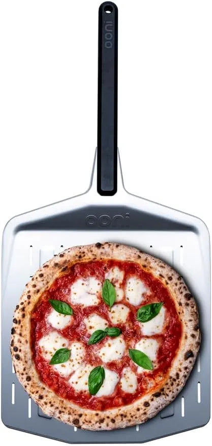Accessorio per elettrodomestico, 30 cm, pizza, professionale, Ooni Pala per Pizza Forata 30 cm in Alluminio