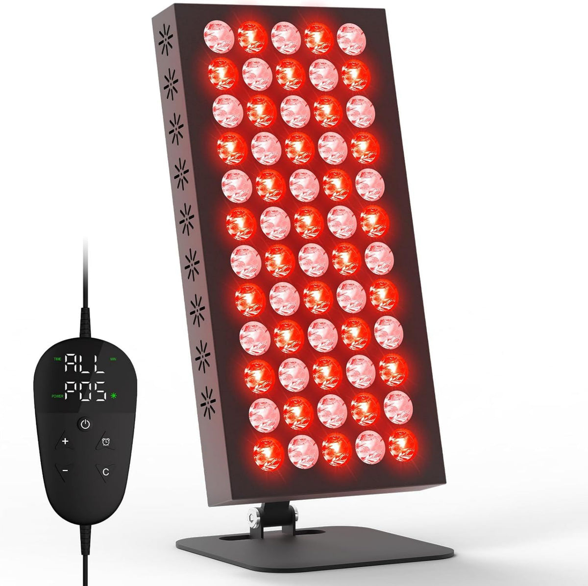 Hottoerak Pannello lampada a luce rossa - display LED, uso domestico, 50 W, 60 LED