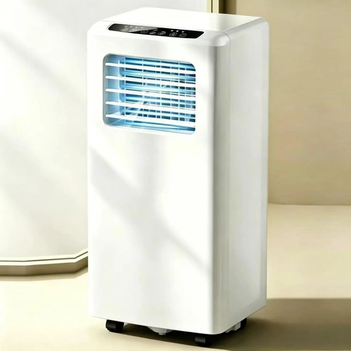 Condizionatore 3-in-1, portatile, bianco, Ideale per L'Ufficio della Camera da Letto RV, unità CA silenziosa con Ventilatore e deumidificatore
