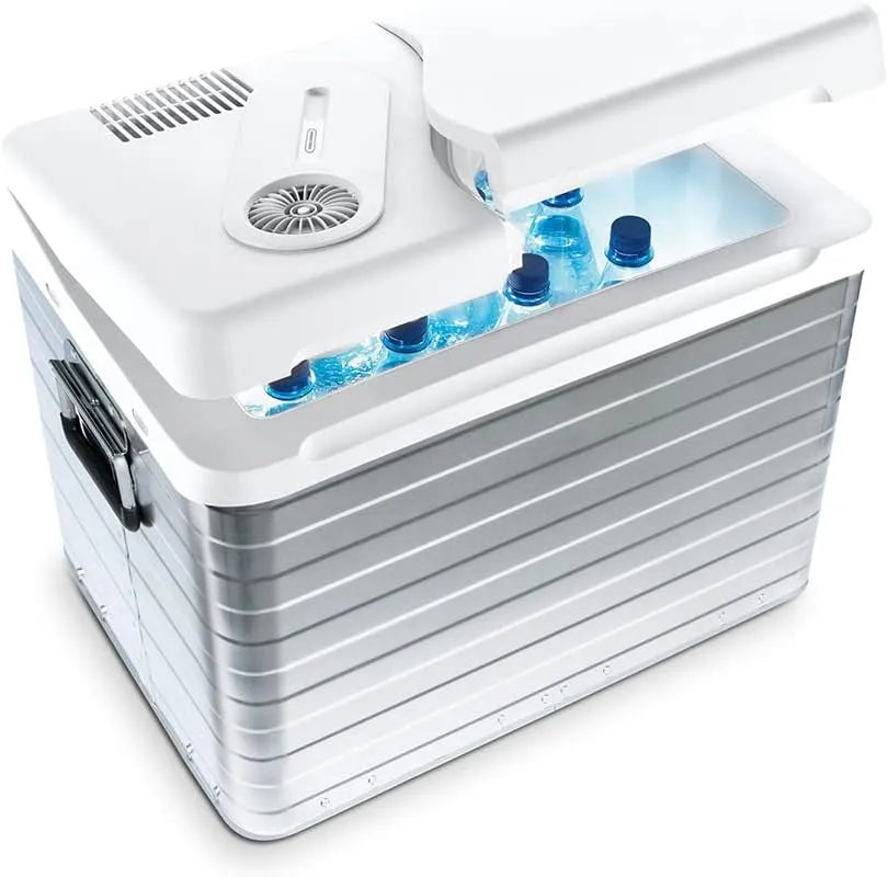 Frigorifero portatile, 39 L, 12 V, Mobicool MQ40A, auto, mini frigo portatile, Barca o Camper, 12 V o 230 V, Alluminio, Camion