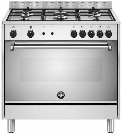 Forno elettrico AMN965GXV, 90x60 cm, 5 fuochi, La Germania AMN965GXV - Cucina a gas, Coperchio non Incluso