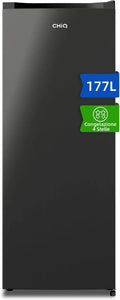 Freezer Verticale 177L Low Frost Acciaio Nero, CHiQ CSD208D4E