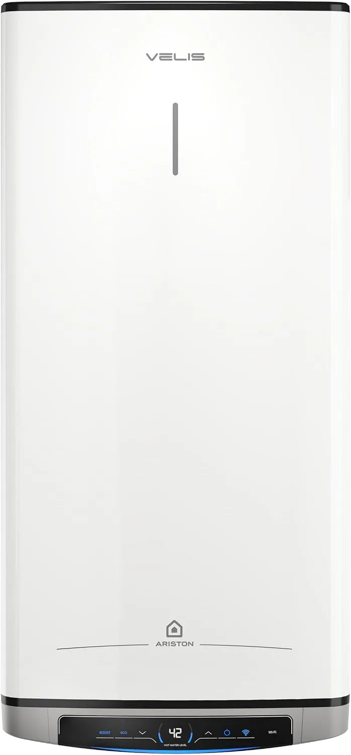Scaldabagno, 51x27x127 cm, 100 L, classe energetica B, Wi-Fi, Ariston Velis Dune Wifi-FE, Compatibile con Alexa