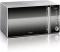 Caso Forno a microonde, 20 L, 1000 W, 13 programmi, grill, display digitale, acciaio inox, MG 20 menu, frontale a specchio del microonde