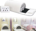 Sauna a vapore portatile - infrarossi lontani, girevole, design portatile, bianco