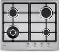Piano cottura CHG6BF4WTX, 60x51 cm, 4 fuochi, acciaio inox