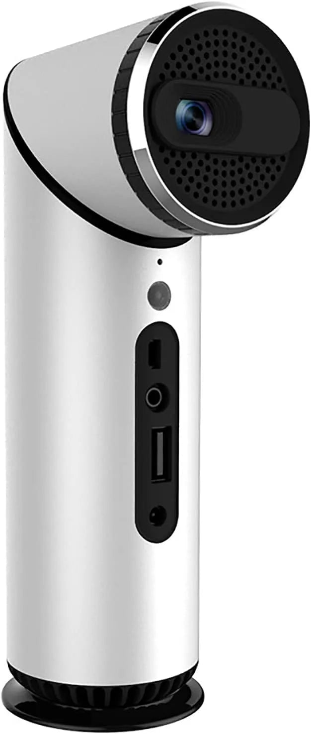Proiettore, Zoom 1080P, bianco, Zoom Continuo 1080P Audio Stereo ad Alta Definizione