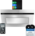 Cappa aspirante PLOOM8005M, 80 cm, cappa da cucina, inclinata, nero, KKT KOLBE Cappa aspirante inclinata PLOOM8005M