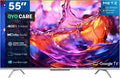 Google MUD7000Y Smart TV, 55 pollici, televisore, 4K UHD, HDR, HDMI, USB, nero, UHD Direct Led, 139 cm, Metz Smart TV, Sottile, Moderno