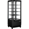 Prodotto Vetrina refrigerante, SARO SC 100 DT, da 98 l, da 429 x 425 x 1080 mm, display digitale, 4 griglie regolabili in altezza, temperatura da 0 a