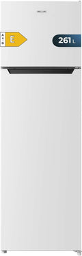 Cecotec Bolero CoolMarket Combi Frigorifero combinato, 250 L, 180X55Cm, classe energetica D, No Frost, Inverter, acciaio inox, frigo con congelatore