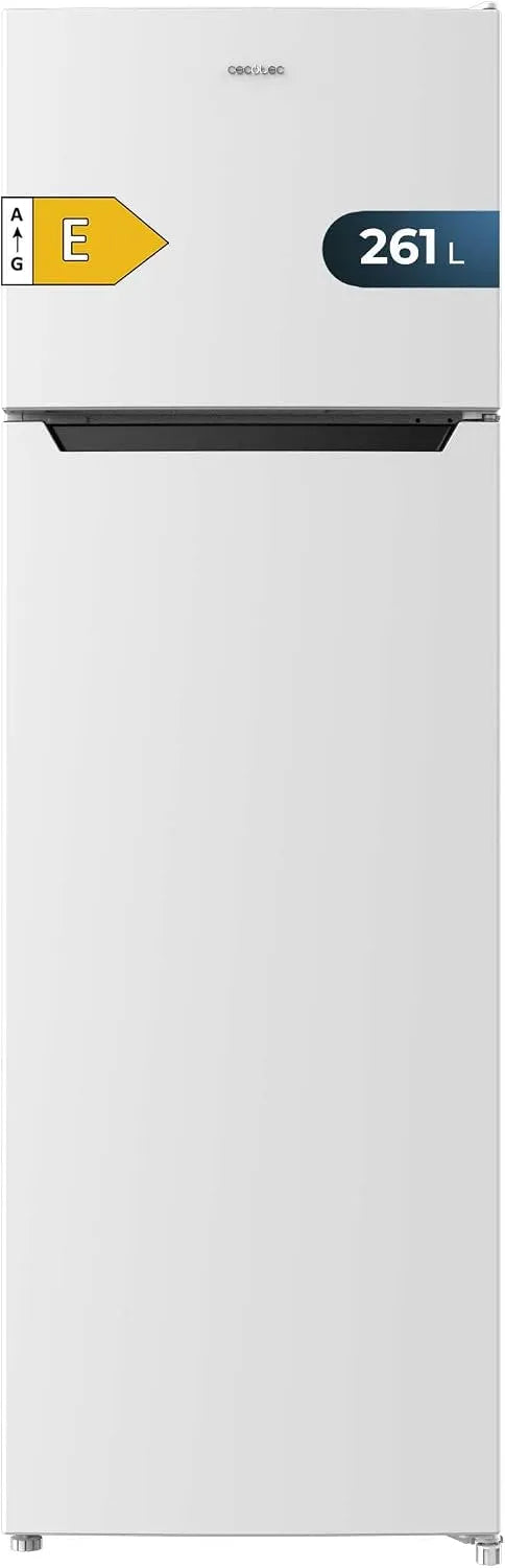Cecotec Bolero CoolMarket Combi Frigorifero combinato, 250 L, 180X55Cm, classe energetica D, No Frost, Inverter, acciaio inox, frigo con congelatore