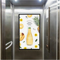 Display digital signage 43-inch, display pubblicitario LCD, montaggio a parete, touch, Android OS, visualizzazione pubblicitaria digitale