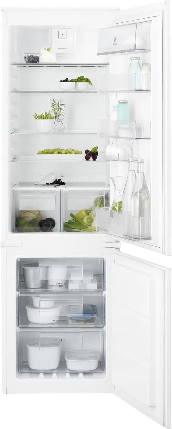 Electrolux ENT6TE18S Congelatore, 340 L, da incasso, No Frost, illuminazione LED, vano congelatore, freezer verticale, bianco, 340L, Spazio per
