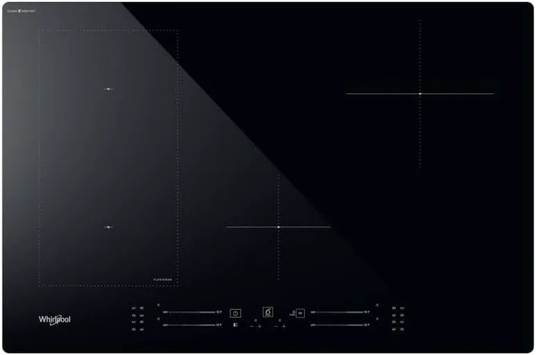 Piano cottura a induzione, 77 cm, 4 fuochi, piastra a induzione, Piano cottura induzione 4 Fuochi Larghezza 77 cm vetroceramica tecnologia FlexiCook
