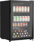 Frigorifero GSC2125B 220-240V, 118 L, 240 V, vetro, nero, 3 Ripiani Regolabili, Bar, Gastronomia, METRO Professional Mini Frigo per Bevande GSC2125B