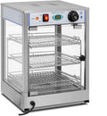 modello RCHT-850, Royal Catering Vetrina Calda per Cibo RCHT-850, Dimensione dei ripiani 29 x 30 x 3 cm, Distanza tra ripiani 11 cm, Range di
