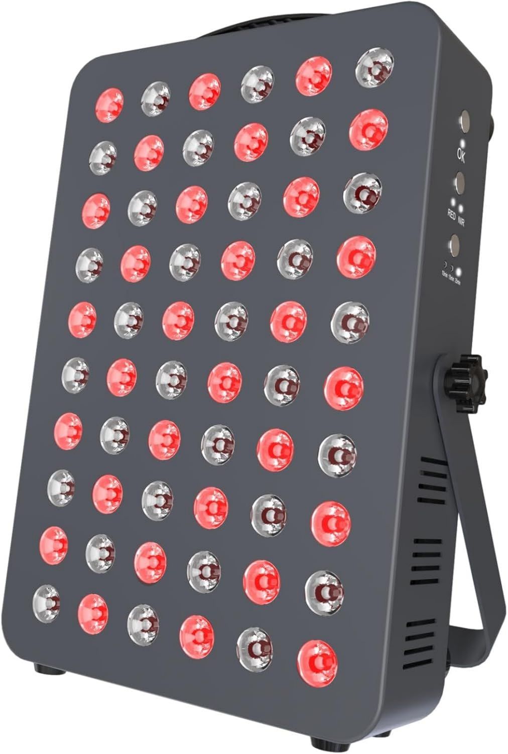 Dispositivo per terapia a luce rossa: HG300, display LED, 660nm, 850nm, 60 LED, rosso