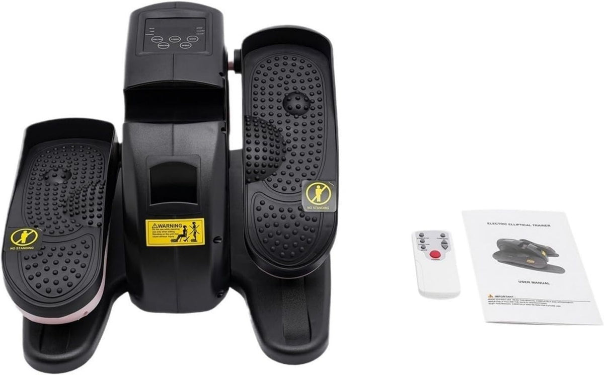 Ellittica – uso sotto la scrivania, funzionamento silenzioso, regolabile, con telecomando, 60 W
