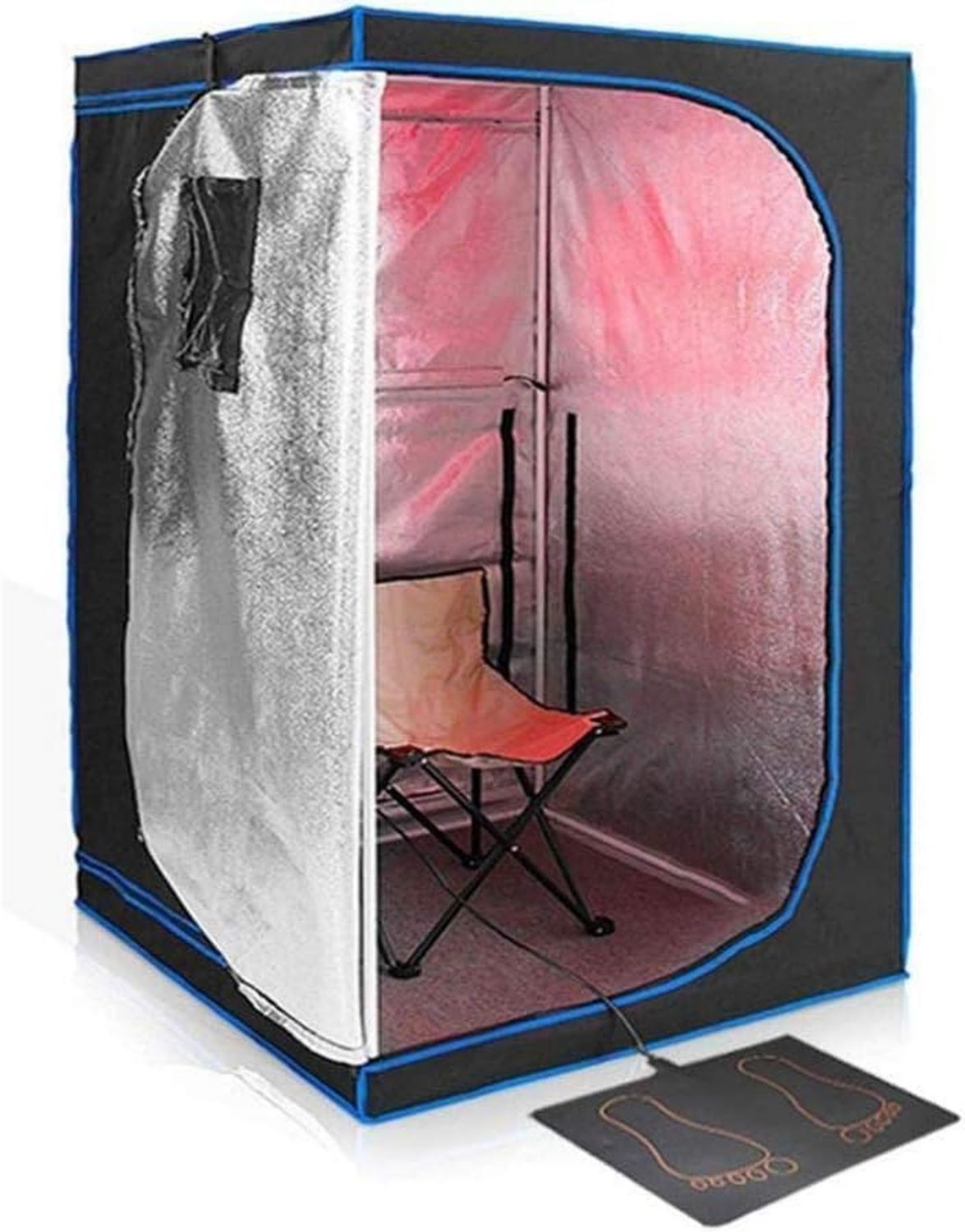 Cabina sauna a infrarossi - infrarossi lontani, pieghevole, con riscaldamento, design portatile