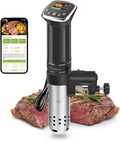 modello IPX7, KitchenBoss Roner Cucina a Bassa Temperatura: Wi-Fi Sous Vide Roner Professionale Cottura Sottovuoto 1100W IPX7 TFT Display