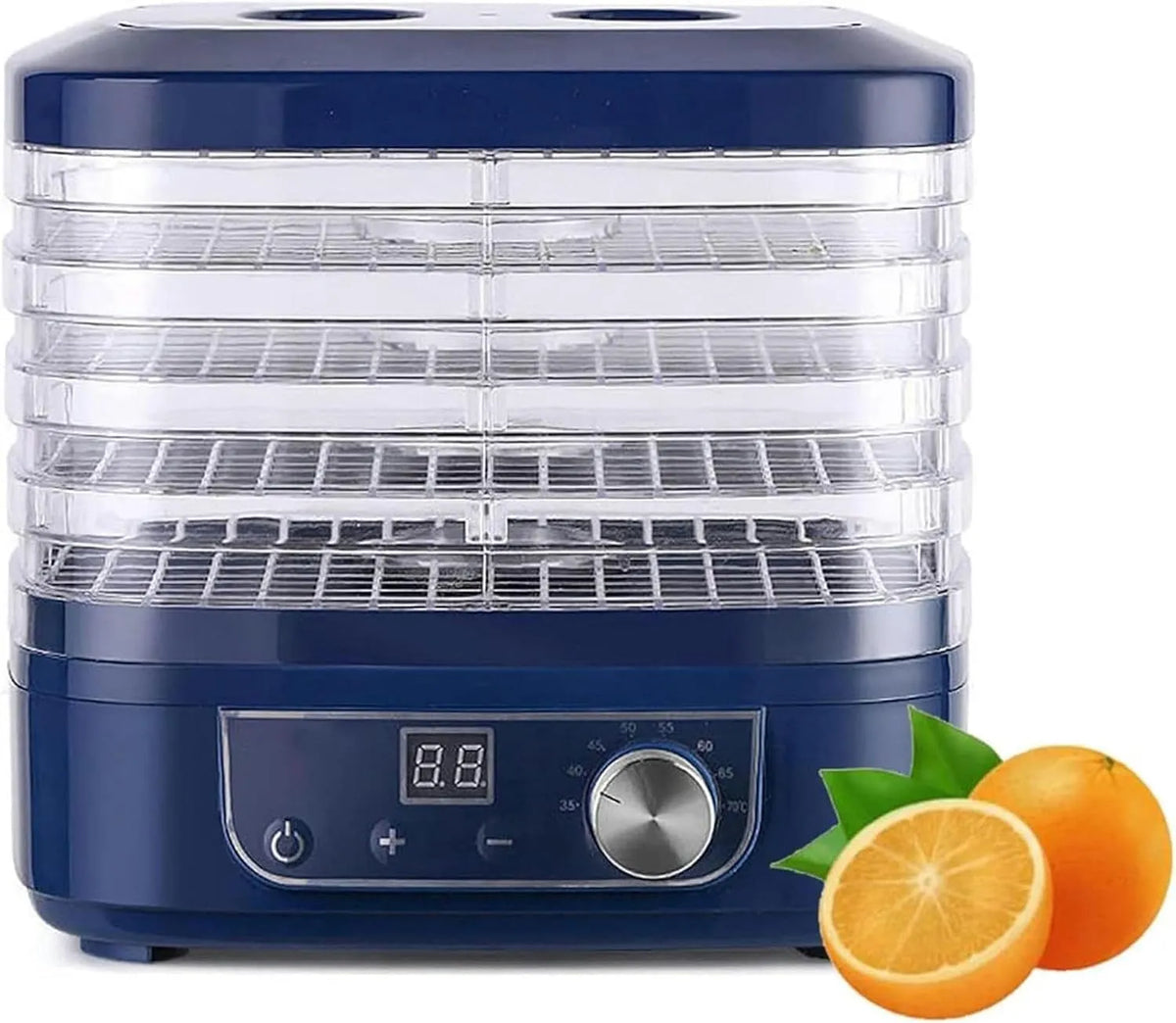 Asciugatrice, professionale, Verdura, Carne, Manzo, Mac Food Deidrator per Disidratatori di Frutta Asciugatrice di Frutta con 5 Grandi Vassoi di