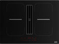 Piano cottura a induzione 2gether, piastra a induzione, nero, Franke 340, 338, 0705, Cappa integrata al piano cottura a induzione Smart 2gether