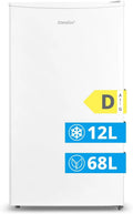 Congelatore, 80 L, COMFEE' RCD80WH3, Inverter, freezer verticale, bianco, Frigo 80L con Congelatore