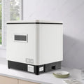 Lavastoviglie, 12 L, 220 V, touch, bianco, spray rotante per 6 set di posate, piccola lavastoviglie da 12 litri