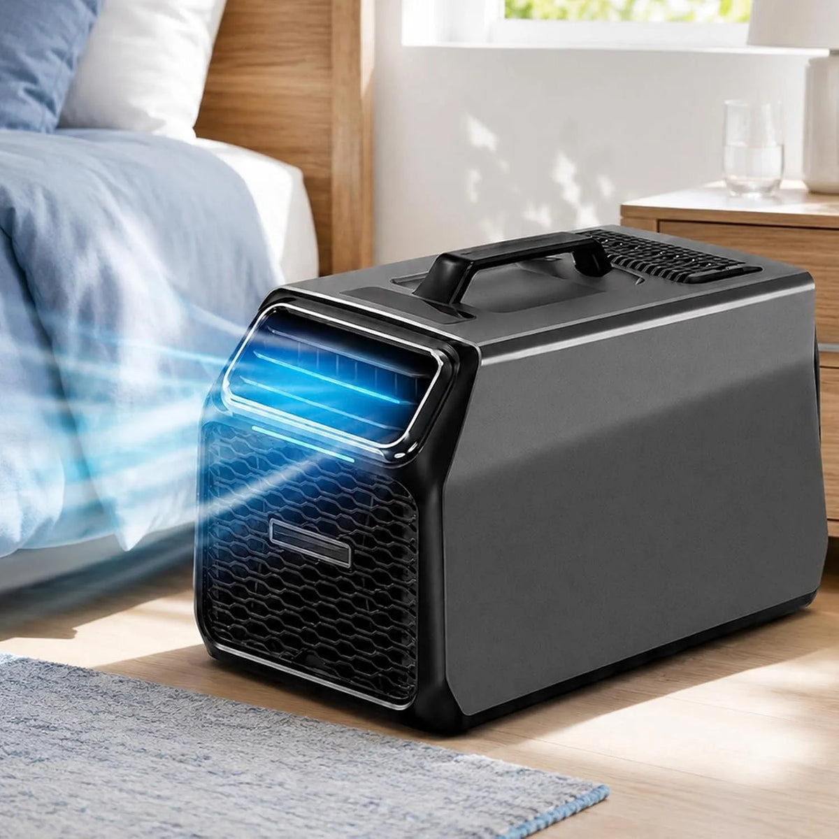 Deumidificatore, 220 V, Climatizzatore C06, portatile, Climatizzatore Portatile 220V con Deumidificatore per 1-10 m2 C06