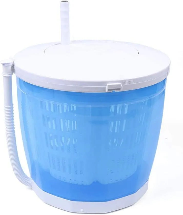 Lavatrice, portatile, blu, lavatrice 2 in 1 manuale non elettrica e asciugatrice a centrifuga mini lavatrice da viaggio all'aperto lavatrice compatta