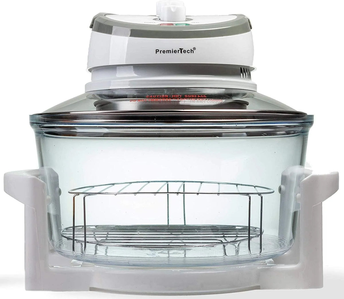 Forno elettrico PT-FA12, 17 L, 1400 W, bianco, PremierTech Forno Alogeno ad Aria Ventilato 17 Litri 1400W Bianco PT-FA12