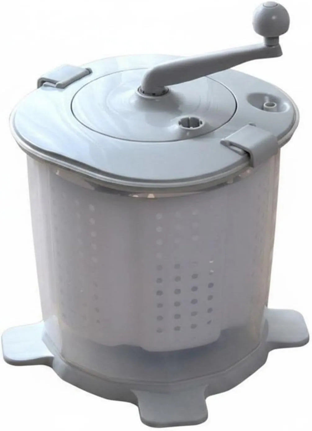 Lavatrice, portatile, rockible Lavatrice Manuale Mini Lavatrice Centrifuga Asciugatrice Portatile a Manovella in Polipropilene con Contenitore
