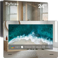 Google 1080P Smart TV, 24 pollici, televisore, montaggio a parete, Full HD, FHD, SYLVOX 24' Specchio Google TV