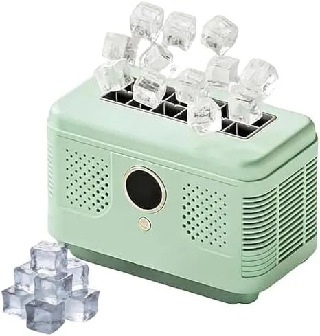 Congelatore, 150 W, portatile, freezer verticale, crea 12 cubetti massicci in 15 minuti, macchina compatta silenziosa per casa, ufficio, campeggio