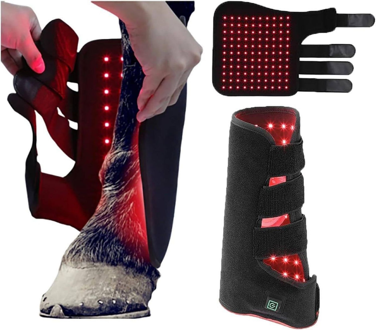 Dispositivo per terapia a luce rossa: display LED, 850 NM, 660 NM