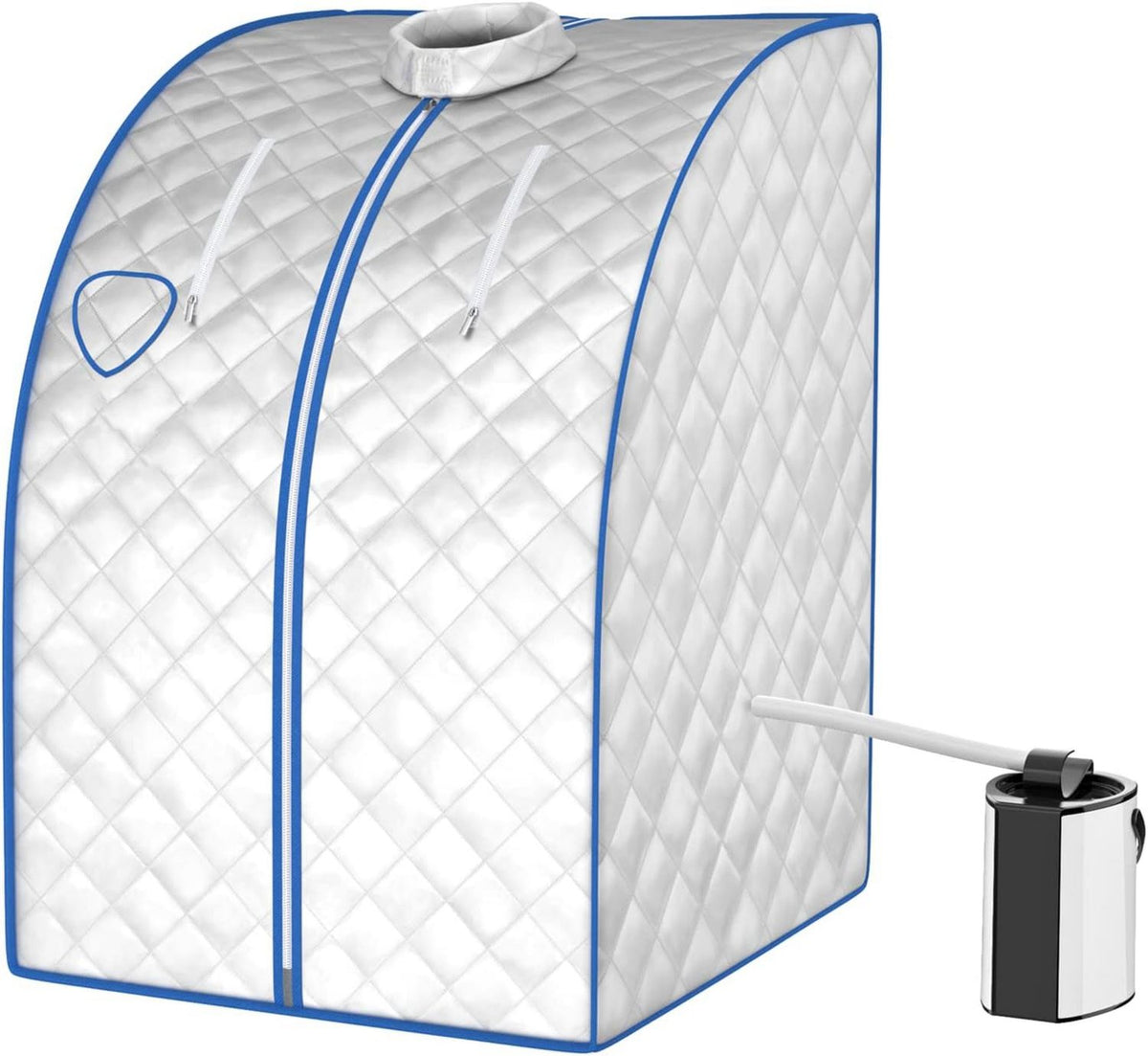 Sauna a vapore portatile: pieghevole, regolabile, con telecomando, con timer, 87 x 78 x 101 cm, 1000 W, 3L, GYMAX