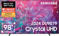Samsung GU98DU9079U Smart TV, 98 pollici, televisore, 4K UHD, Wi-Fi, nero, 49 m, XZG, 4K Ultra HD Smart-TV WLAN Schwarz, Versione Tedesca