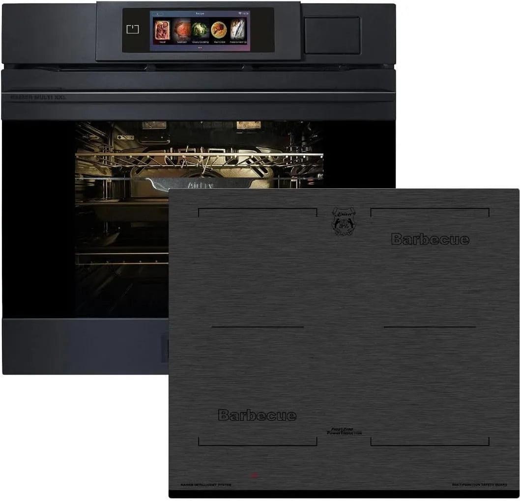 Forno elettrico, 60 cm, 86 L, da incasso, Boost, autonomo, vapore, grigio, Kaiser EH 6341