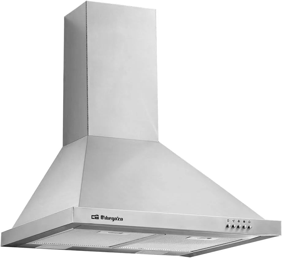 Cappa aspirante, 850 m3/h, cappa da cucina, montaggio a parete, acciaio inox, Orbegozo DS 48170 B IN Cappa aspirante a parete Acciaio inossidabile