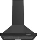 Cappa aspirante, 60 cm, classe energetica A, cappa da cucina, PKM 6090BV, montaggio a parete, acciaio inox, illuminazione a LED, con filtro a carbone
